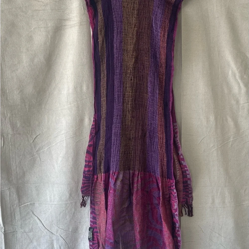 Elegant Pink and Purple Wrap/scarf Free Trade Item